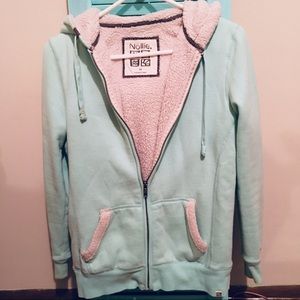 Super warm & cozy faux fur-lined sweater/jacket 💠